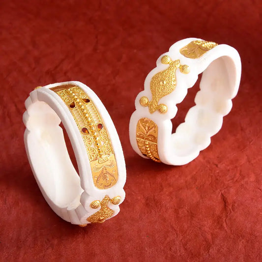 New 1' Koba Mota Pat Sakha Design |25-27 gm, Gold Required |design of sakha badhano Ma Durga Shankha Shilpalay